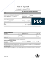 MSDS Crudo (Cod 8002-05-9)