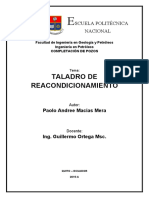 Taladro de Reacondicionamiento