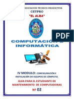 Guia para Estudiante de Mantenimiento de PC #02 - Alba