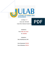 Lab Report - Course Code: EEE 1102 Course Title: Electrical Circuits I Lab