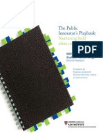 The Public Innovator's Playbook:: Nurturing Bold Ideas in Government