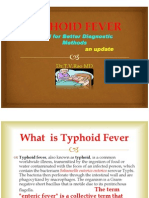 Typhoid Fever Diagnostic Methods