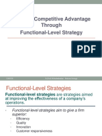 Functional Level Strategies