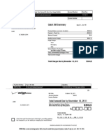 B2B Streamlined Bill Sample - Phone Bill Template Form