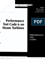 ASME PTC 6 - 1996 Steam Turbine Performance Test Code