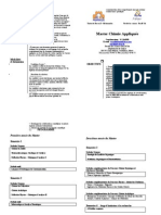 Dépliant Master Chimie Appliquée