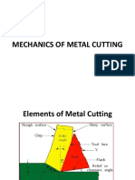 Mechanics of Metal Cutting