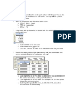 Microsoft Excel Quiz1