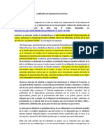 Justificativo de Dependencia Económica