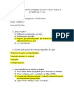 EVALUACIÓN DE CERTIFICACIÓN ENTRENAMIENTO TUPLUS Daisy Sanchez