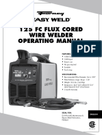 125 FC Flux Cored Wire Welder Operating Manual: Features