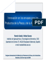 Innovación en Los Envases para Los Productos de La Pesca y de La Acuicultura