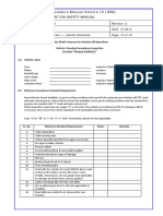 Tanker Inspection Checklist