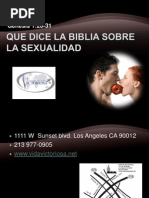 Que Dice La Biblia Sobre La Sexualidad