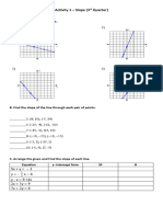 Activity 1 - Slope (3rd Quarter)