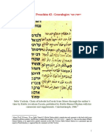 Daf Ditty Pesachim 62: Genealogies