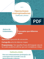 Operaciones Conceptuadoras