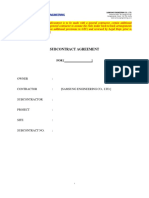 Appendix 7 - Subcontract Documents Long Form - 20150409