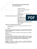 Modelo de Demanda de Obligacion de Dar Suma de Dinero