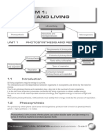 Term 1: Life and Living: Unit 1 Photosynthesis and Respiration