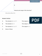 Topic: Domain and Range