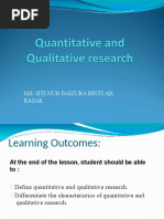 Chapter - 2 Qualitative and Quantitative Research