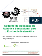 Caderno de Aplicacao de Robotica Educacional para o Ensino de Matematica - Santos - 2016