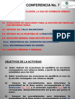 Act 10 - Conf. 7 - Teoría de La Flexión. LA Viga de HA - Tema V (4hrs)