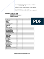 Nursing Informatics Competencies Self-Assessment and Plan of Action