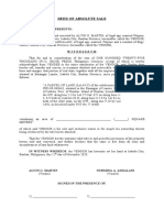 DRAFT Deed of Absolute Sale