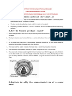 1.define The Terms (A) Sound (B) Vibration