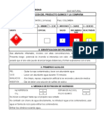 Hoja de Seguridad Gas Natural 1 Identifi