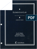 Eva H. Hanks, Michael E. Herz and Steven S. Nemerson - Elements of Law, 2nd Edition