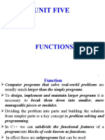 Unit 5 (C++) - Function