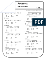 Problemas Propuestos de Radicacion Algebra Pre-Universitaria Ccesa007