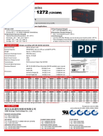 GP Series: Valve Regulated Lead Acid Battery