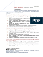 Destrezas de Los Ambitos de Inicial 3 Años Sant