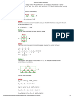 Resistances Problems and Solutions