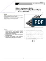 Intelligent Component Series Direct Coupled Damper Actuator (High Torque Type) Model MY8042A