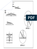 Steel Structure Section Detail OF Truss: ISB 72.8 X 72.8 X 4.8 Isnb 40M