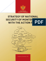 Strategy of National Security of Montenegro With The Action Plan