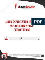 © 2018 Caendra Inc. - Hera For Ptpv5 - Linux Exploitation (Remote Exploitation & Post-Exploitation)