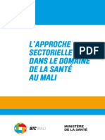 Approche Sectorielle Dans Le Domaine de La Santé Au Mali