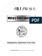 Department of The Army FM 3 19 1 FM 19 1 Military Police Operations 31 January 2002