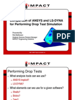 Drop Test Ansys Vs Dyna