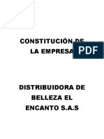 Constitución de Una Empresa