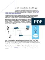 How To Access AXIS Camera Station Via Mobile App