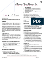 RF Latex Test Kit: Intended Use Precautions