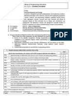 College of Engineering Education Bce 223/L - Course Syllabus