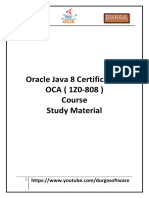 Java SE 8 Programmer 1 (IZO-808) Study Material - Cleaned